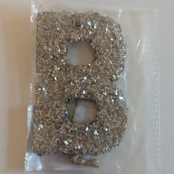 NWT Chunky Gold Glitter Letter 'B' Hanging Alphabet Sign Michaels Home Decor NEW - Picture 2 of 7